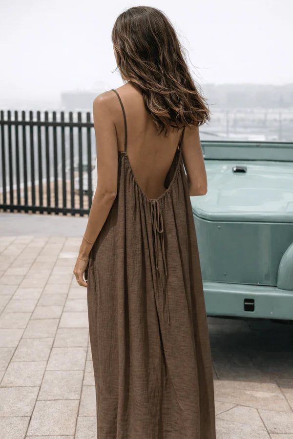 The Backless Summer Maxi