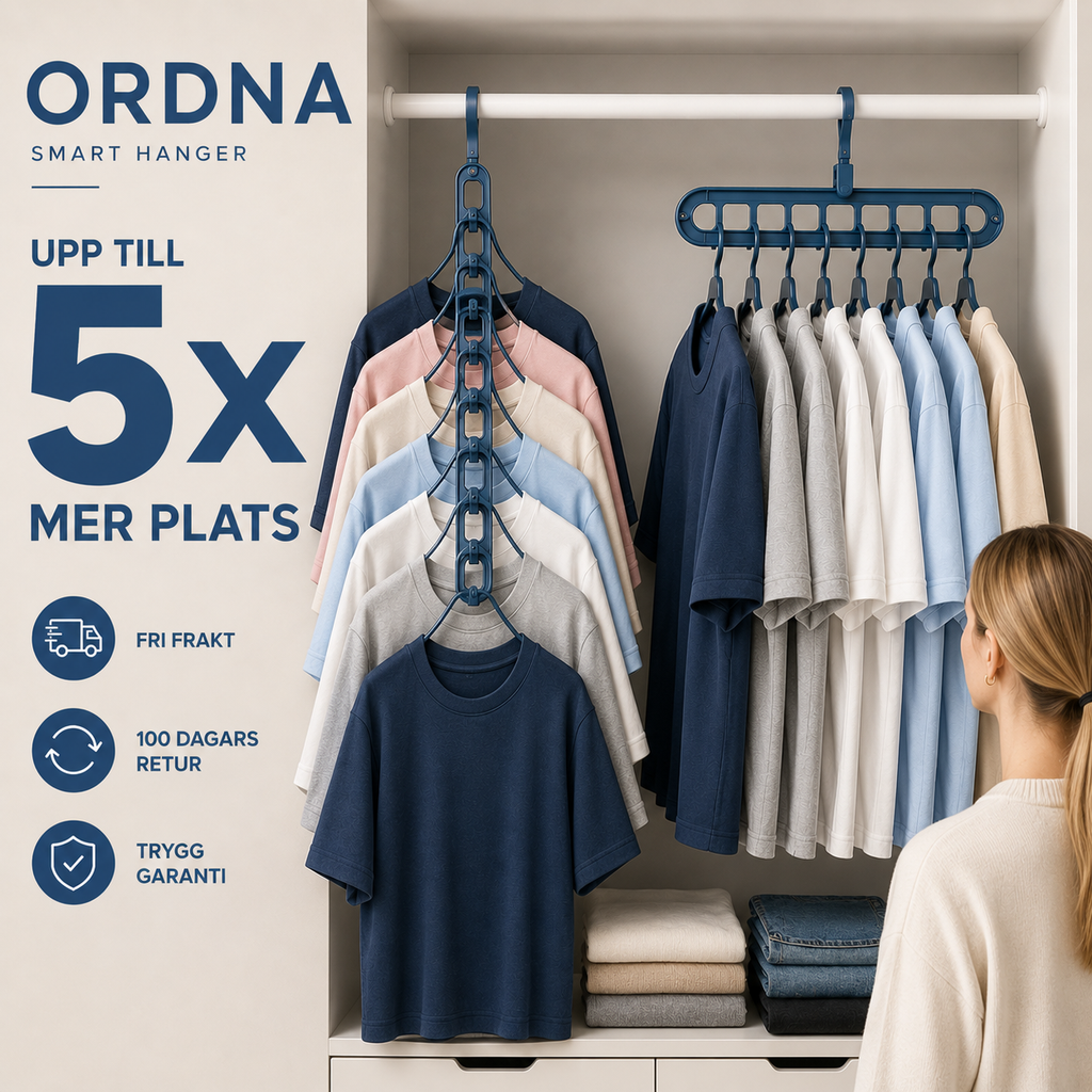 ORDNA™ SMART HANGER – 10-PACK